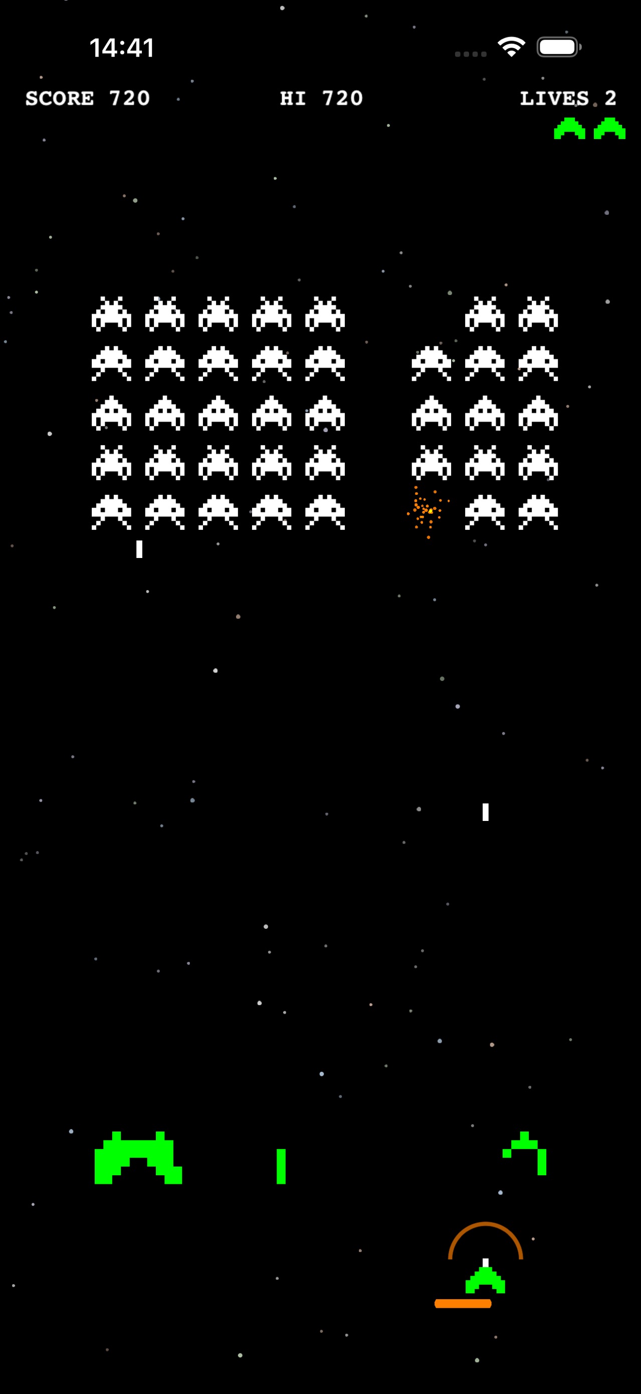 Arcade-Gefecht in SpaceVerwenders