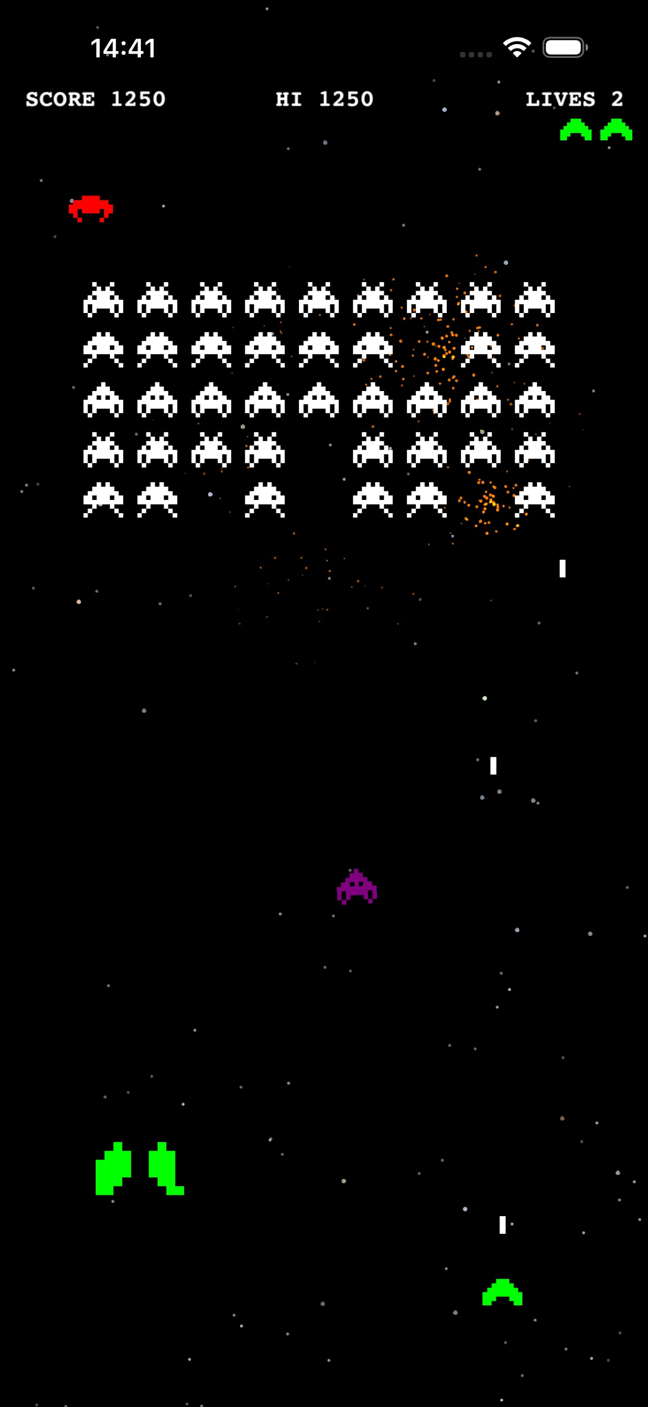 Bonuslevel in SpaceVerwenders