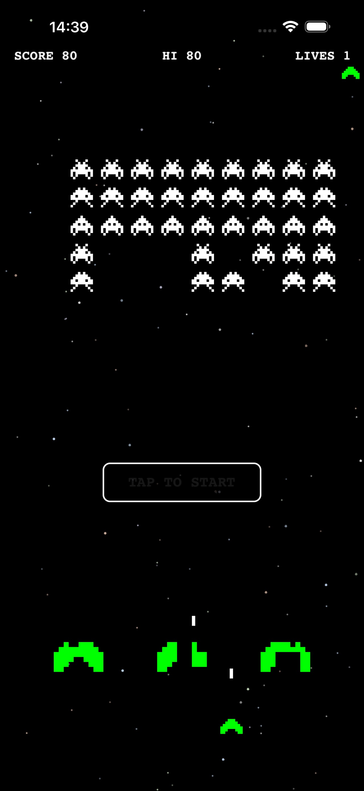 Highscore-Jagd in SpaceVerwenders